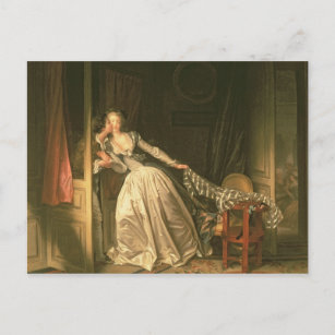 Carte Postale Le baiser volé, c.1788
