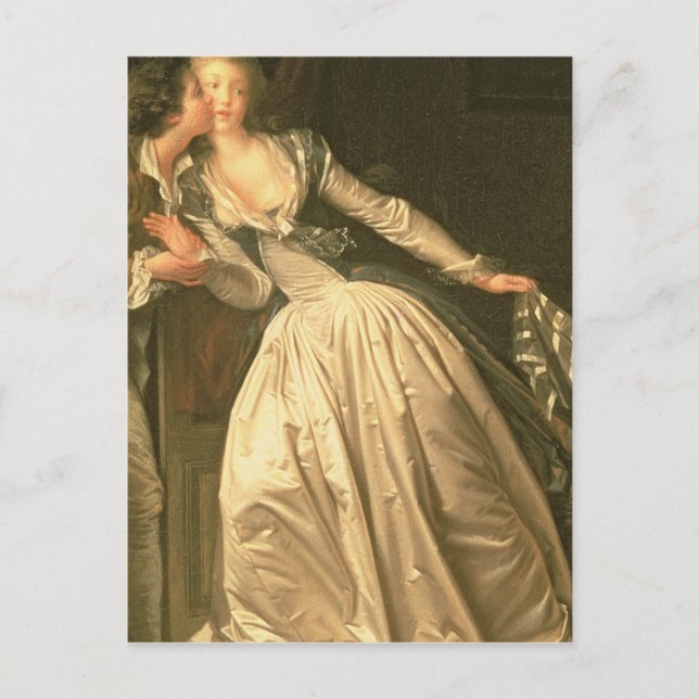Carte Postale Le baiser volé, c.1788 (Devant)