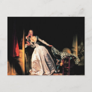 Carte Postale Le Baiser volé de Jean-Honoré Fragonard