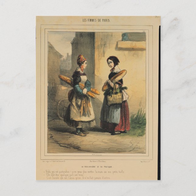 Carte Postale Le Baker's Art, plaque numéro 27 (Devant)