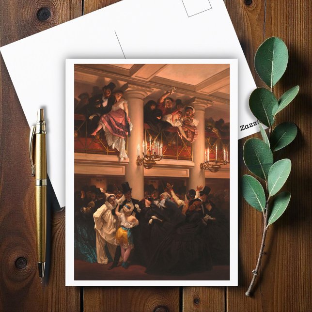Carte Postale Le bal de l'opéra, Giraud (Créateur téléchargé)