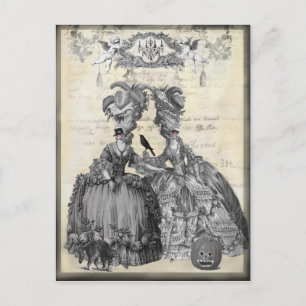 Carte Postale Le bal d'Halloween