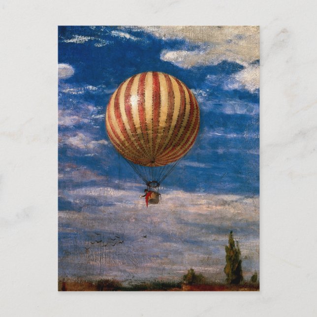 Carte Postale Le ballon, 1878 (Devant)