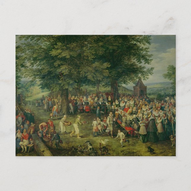 Carte Postale Le banquet Mariage (Devant)