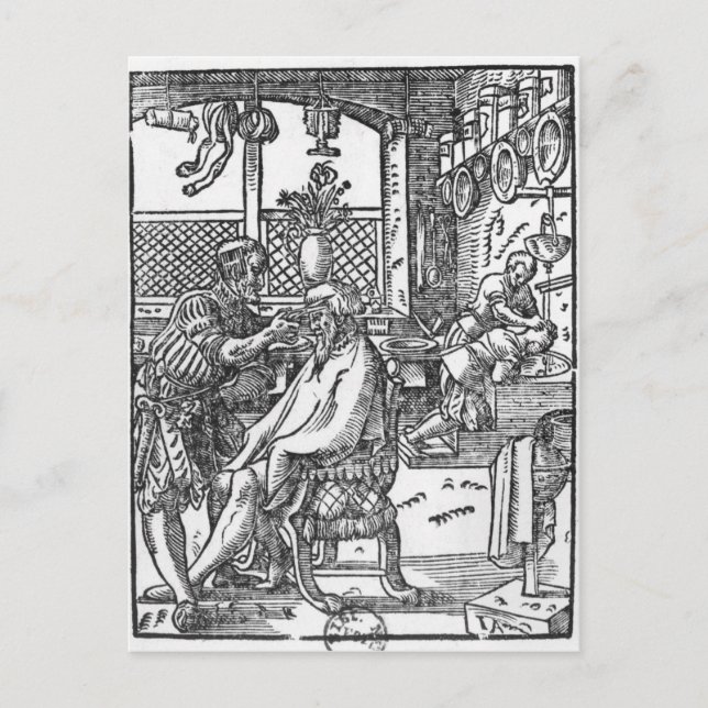 Carte Postale Le Barbier (Devant)