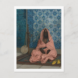 Carte Postale Le Barde Noir par Jean-Léon Gérôme, c1888