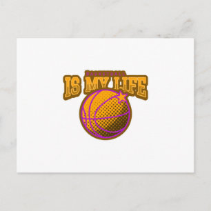 Carte Postale Le basket-ball est ma vie