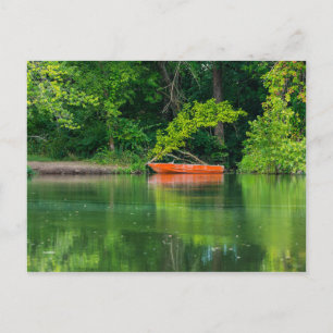 Carte Postale Le Bateau Orange