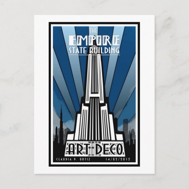 Carte postale - Le bâtiment Art Déco de l'Empire S (Devant)