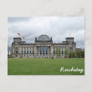 Carte Postale Le bâtiment du Reichstag, Berlin