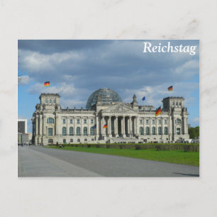 Carte Postale Le bâtiment du Reichstag, Berlin