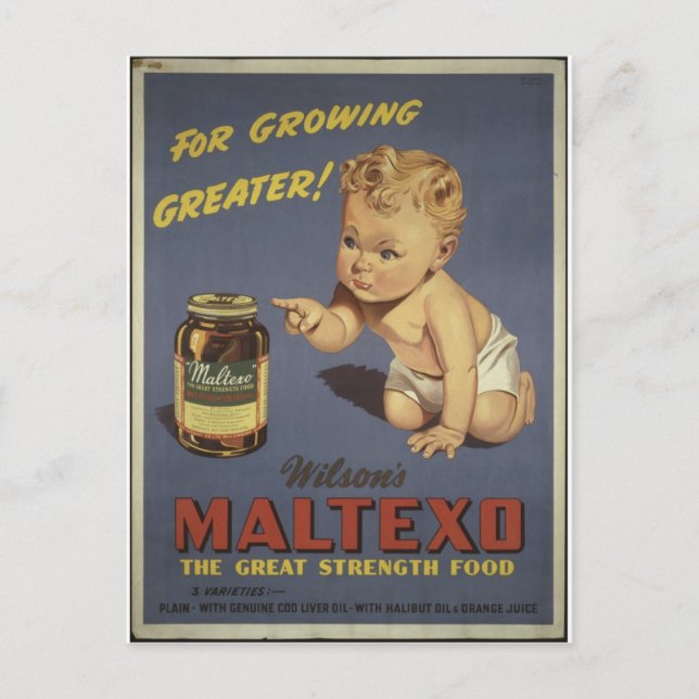 Carte Postale Le Bébé L'Aime (Devant)