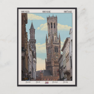Carte Postale Le beffroi de Bruges