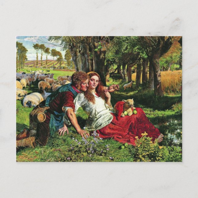 Carte Postale Le berger allemand Hireling : Le Berger Embauché (Devant)