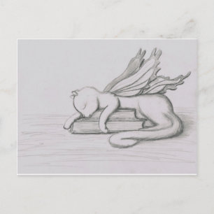 Carte Postale Le bibliothécaire