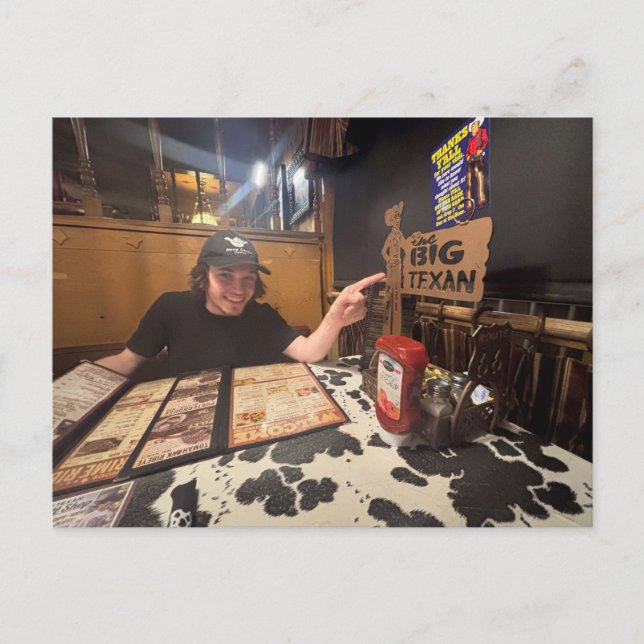 Carte Postale Le Big Texan Steak Ranch (Devant)