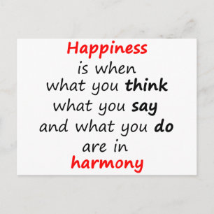 Carte Postale Le bonheur, c'est quand...