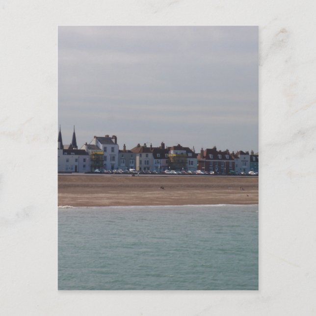 Carte Postale Le Bord De Mer À Deal (Devant)