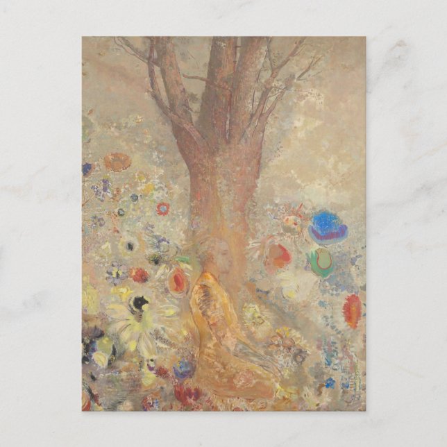 Carte Postale Le Bouddha par Odilon Redon (Devant)