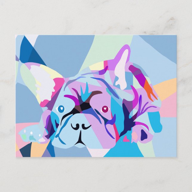Carte Postale Le Bouledogue français (Devant)