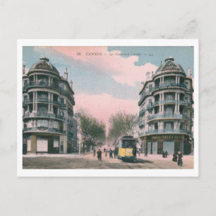 Carte Postale Le Boulevard Carnot, Cannes, France Vintage