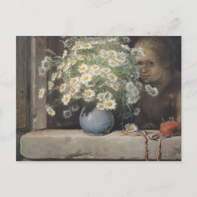 Carte Postale Le Bouquet de Margueritas, 1866 (Devant)