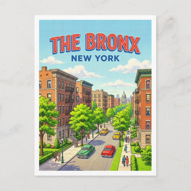 Carte Postale Le Bronx New York (Devant)