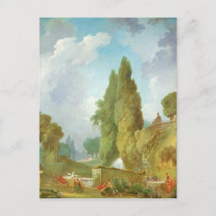 Carte Postale Le buff de l'homme aveugle