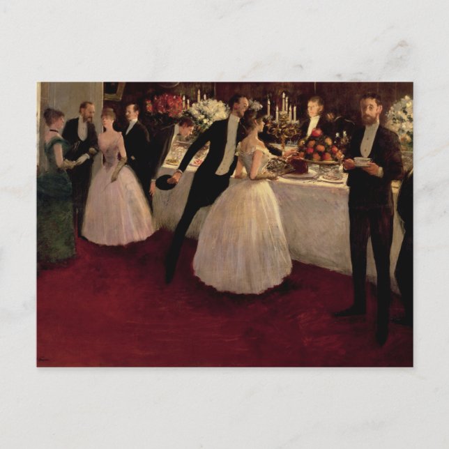 Carte Postale Le Buffet, 1884 (Devant)