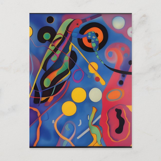 Carte Postale Le Bug Kandinsky (Devant)