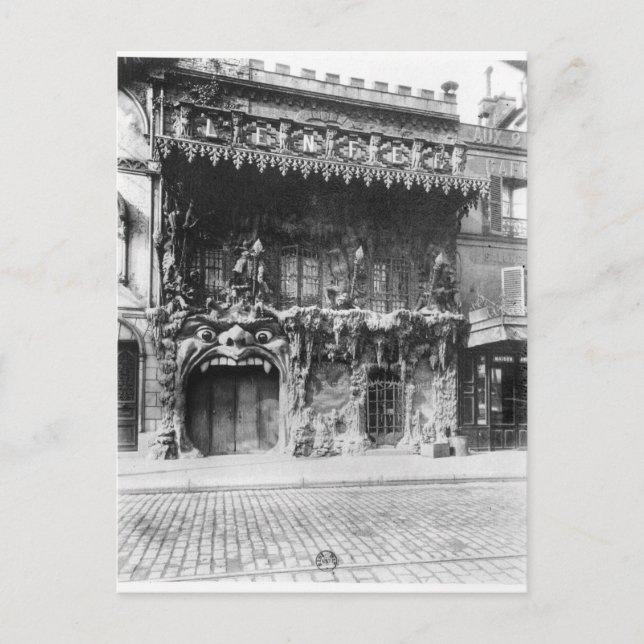 Carte Postale Le cabaret De "l'Enfer" à Paris (Devant)