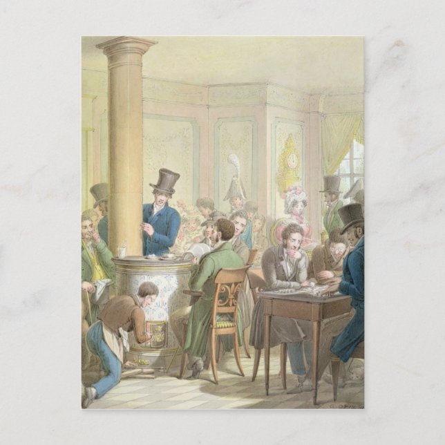 Carte Postale Le Café de Commerce, du Tableau de Paris (Devant)