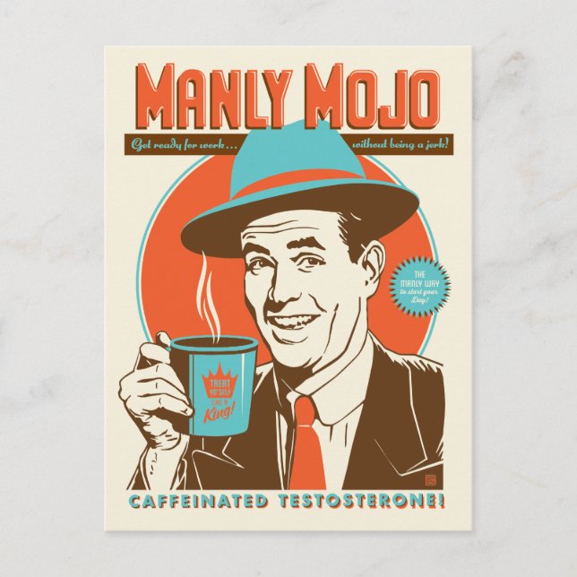 Carte Postale Le café Manly Mojo (Devant)