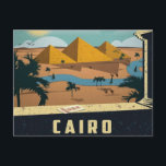 Carte Postale Le Caire Égypte ancienne Pyramides Voyage rétro vi<br><div class="desc">Le Caire Égypte ancienne Pyramides Voyage rétro vintage carte postale touristique</div>