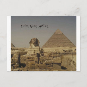 Carte Postale Le Caire, Gizeh, Le Sphinx (St.K.)