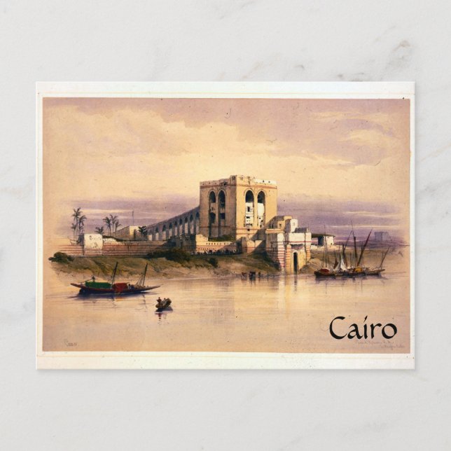 Carte Postale Le Caire vintage (Devant)