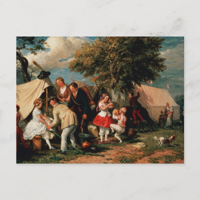 Carte Postale Le camp des acrobates, les descentes d'Epsom (Devant)