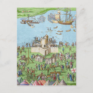 Carte Postale Le campement des forces anglaises