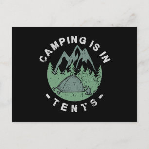 Carte Postale Le Camping Est Dans Les Tentes