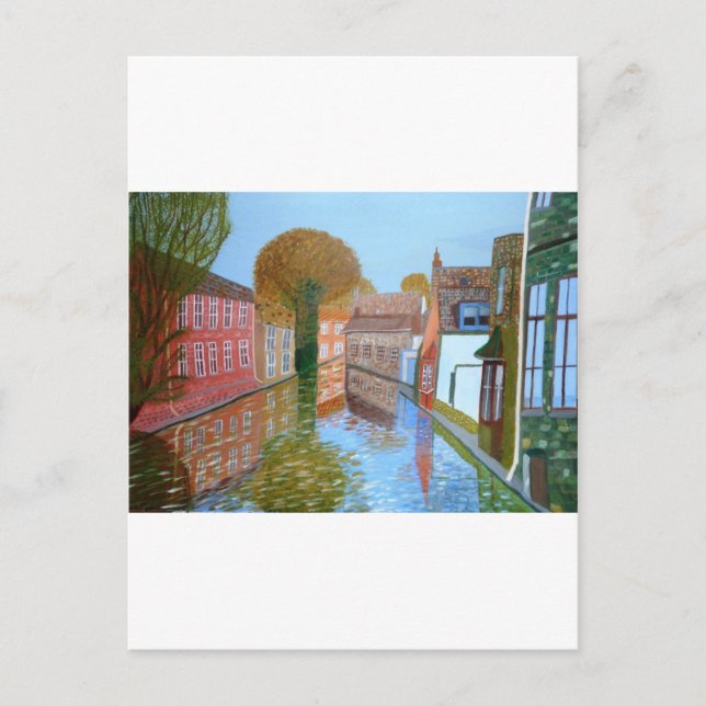 Carte Postale Le canal Brugge (Devant)