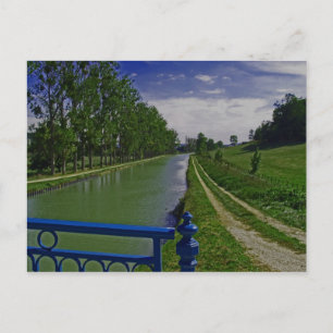 Carte Postale Le canal de Bourgogne