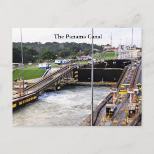 Carte Postale Le canal de Panama, haute photographie