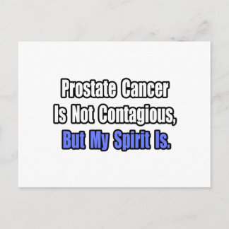 Carte Postale Le Cancer De La Prostate N'Est Pas Contagieux.