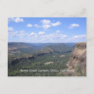 Carte Postale Le canyon de Butte Creek à Butte County en Califor
