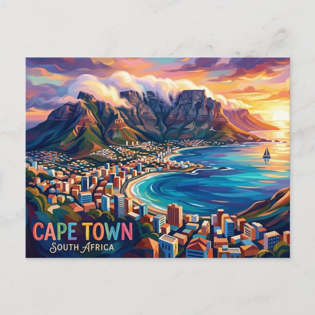 Carte Postale Le Cap Afrique du Sud (Devant)