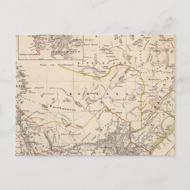 Carte Postale Le Cap, Afrique du Sud (Devant)