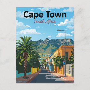 Carte Postale Le Cap Afrique du Sud Rue Colorée