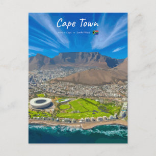 Carte Postale Le Cap, Afrique du Sud - Vue de la Montagne de la