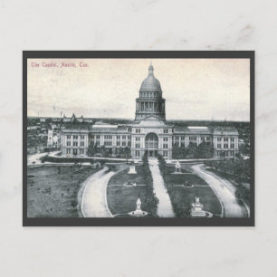 Carte Postale Le Capitol, Austin TX 1909 Vintage