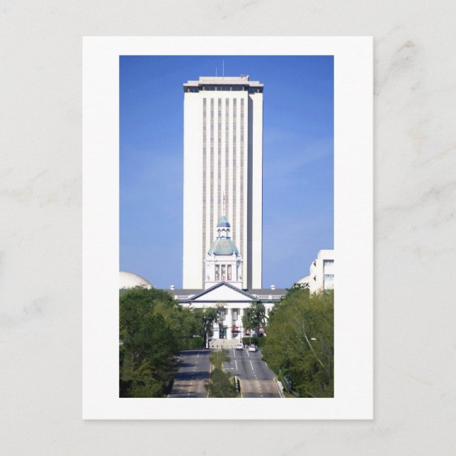 Carte Postale Le Capitole de l'État de Floride, à Tallahassee, F (Devant)